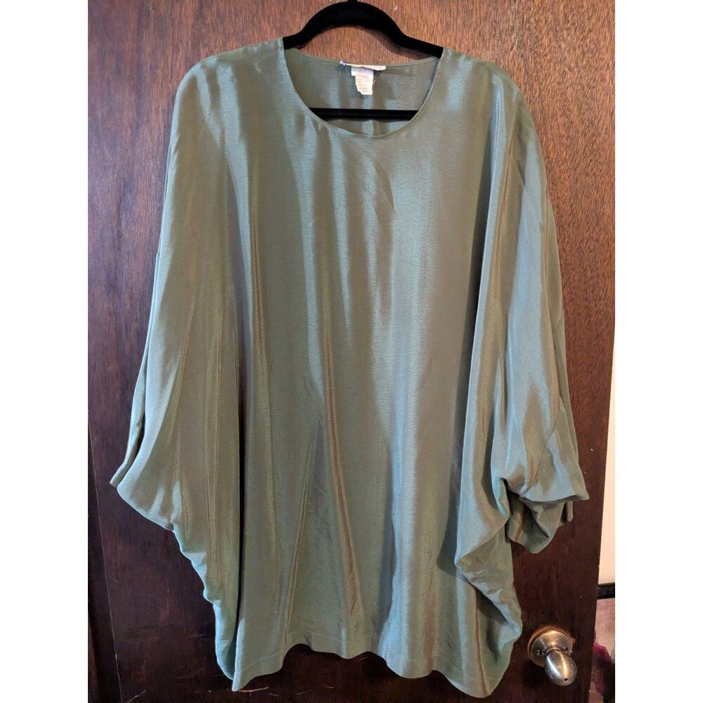 Vintage Peggy Martin One Size 36" PTP Green Top